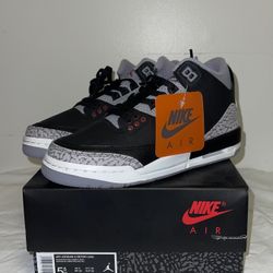 Air Jordan Retro Cement 3 - Sz 5.5y - Brand New - DS