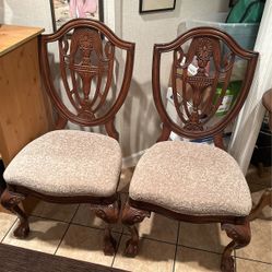 Ornate Wooden Chairs