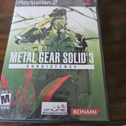 Metal Gear Solid 3: Subsistence 