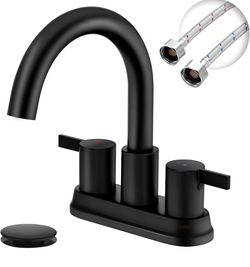 JAKARDA Black Bathroom Faucet 4-Inch – Brand New Sealed