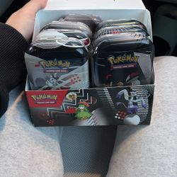 Black Bolt & White Flare Mini Tins