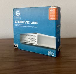 4 TB G-Technology G-DRIVE USB 3.0 Hard Drive HDD