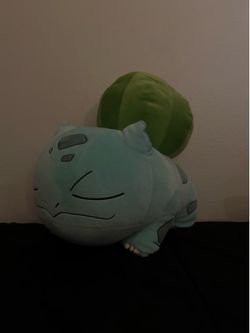 Bulbasaur sleeping stuffed animal