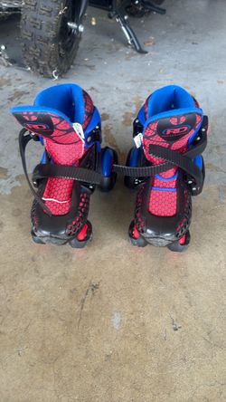 Kids roller derby spiderman roller skates