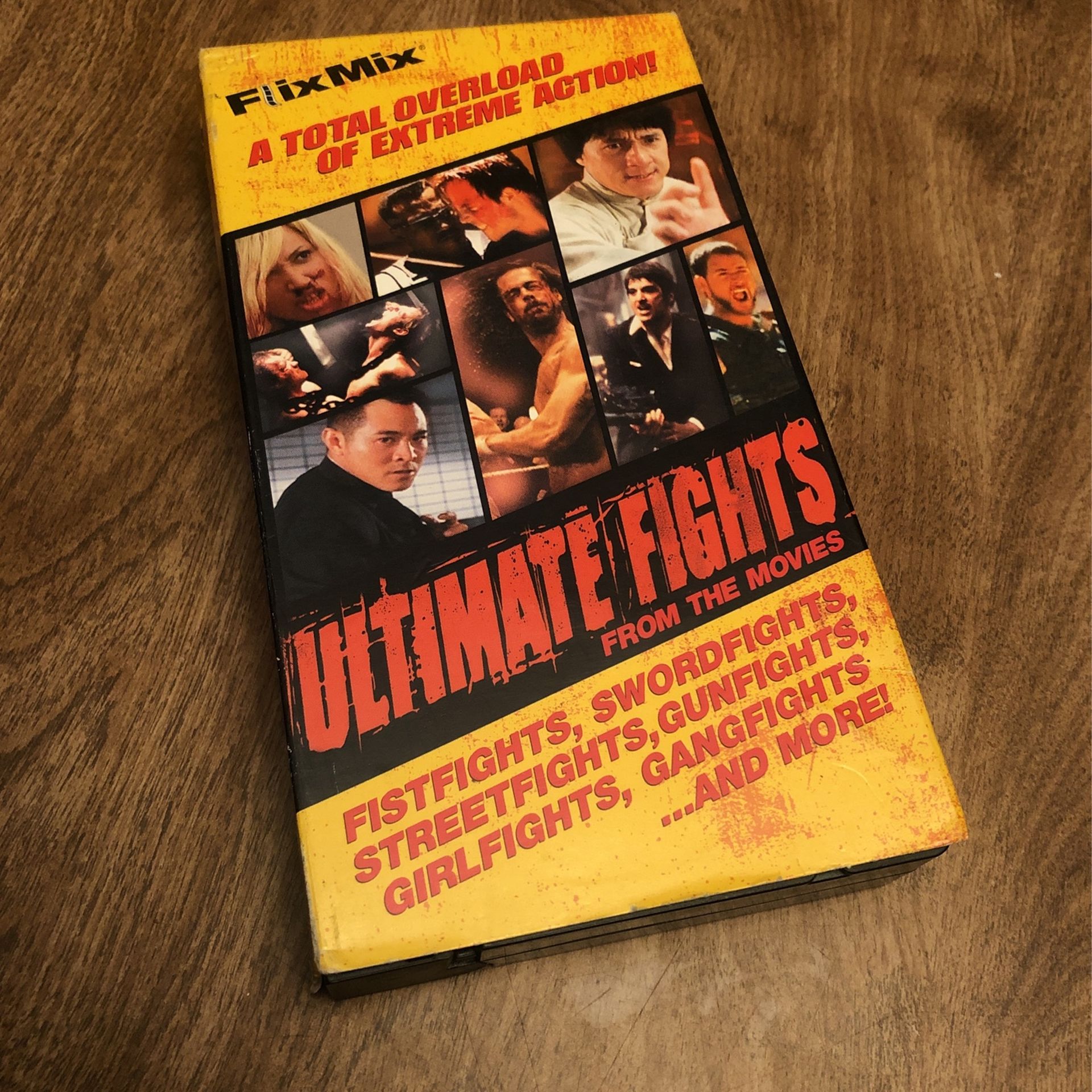 Flix Mix Ultimate Fights From the Movies Vol 2 (VHS 2002), Plus Bonus Features