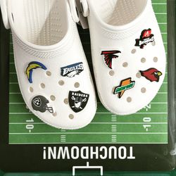 Football team Croc charms