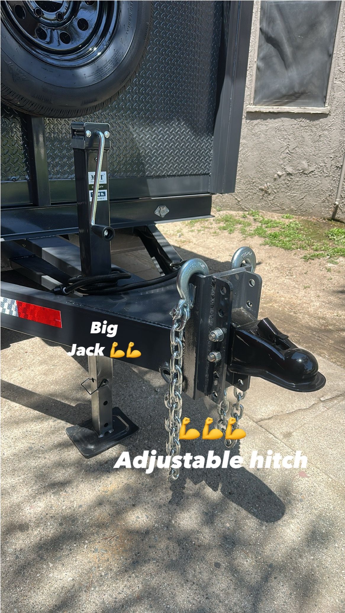 Dump Trailer 8x12x4 12000lb Many Extras $6850 Cash