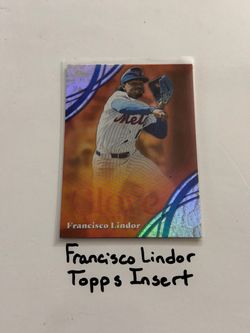 Francisco Lindor New York Mets All-Star Shortstop Topps Short Print Insert Card.