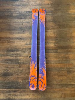 K2 Skis Purple and Orange Graphic