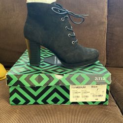 a.n.a Black Booties 7.5 