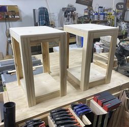Solid wood end tables/ side tables