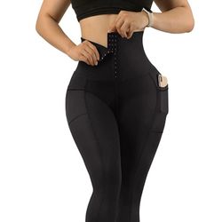 Sexy Corset Legging With Pockets ⚫️🍑