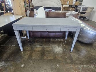 Linen Desk Table Good Shape New Has Scruffs  Delivery Available 