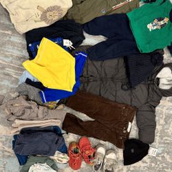 Winter Clothes and shoes For Boy 6-12 Months 