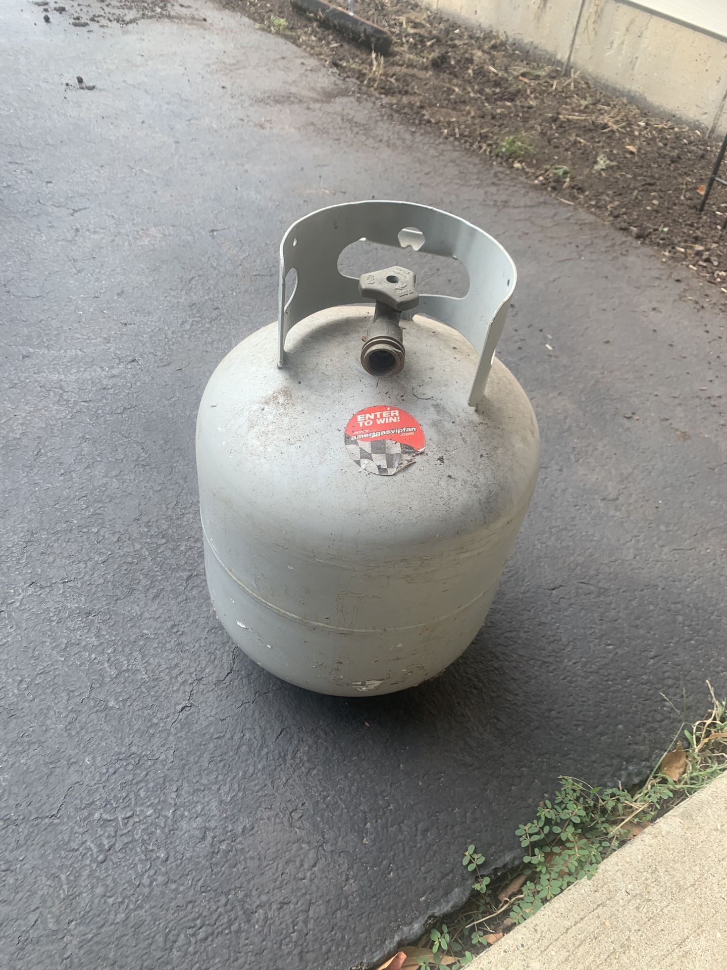 Full tank of propane