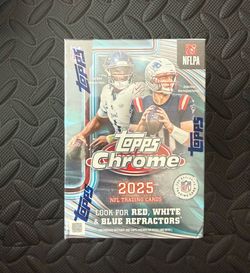 2025 Topps NFL Chrome Football Value Box