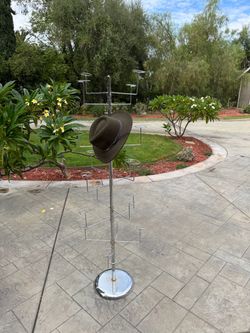 Hat rack and free candle stick