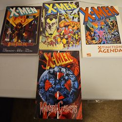 4 Marvel comics trade paperbacks X-men