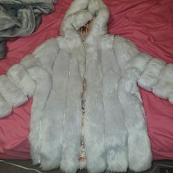 White Furry Coat