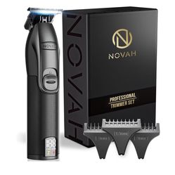 NOVAH Grooming Professional Hair Trimmer for Men, Barber Trimmer Cordless T Trimmers for Barbers