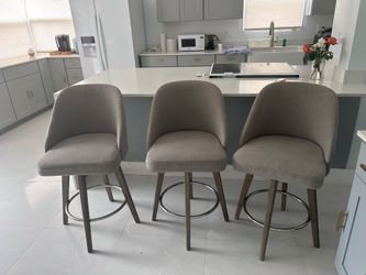 Three bar stools $15
