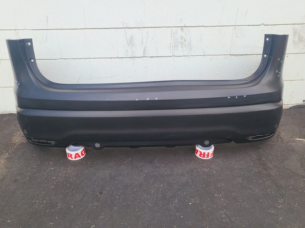 2017 2018 2019 Nissan Rogue Sport Rear Bumper Cover W/ Sensor Holes OEM USED