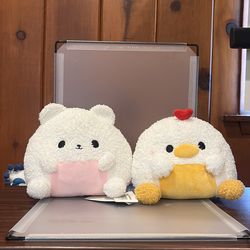 BK7552-7” Japanese-style Fukuya Onigiri Animals chicken and bunny  plush toy