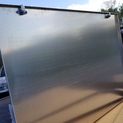 NEW Aluminum Door With Hinge Plates And Hardware 