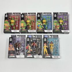 BST AXN Teenage Mutant Ninja Turtles Action Figures Lot of 7 TMNT
