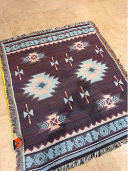 Boho throw blanket