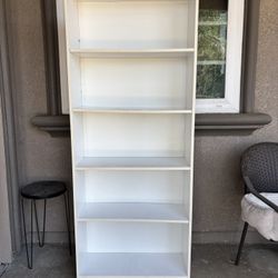 White Bookshelf