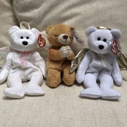 Ty Beanie Babies Halo I and II And Hope