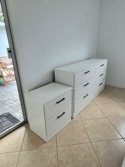 NEW DOUBLE DRESSER AND ONE NIGHTSTAND ๐ ASSEMBLED