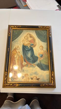 Madonna lithograph