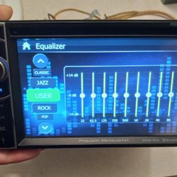 Power Acoustik Touchscreen Bluetooth Double Din Car CD Player Deck