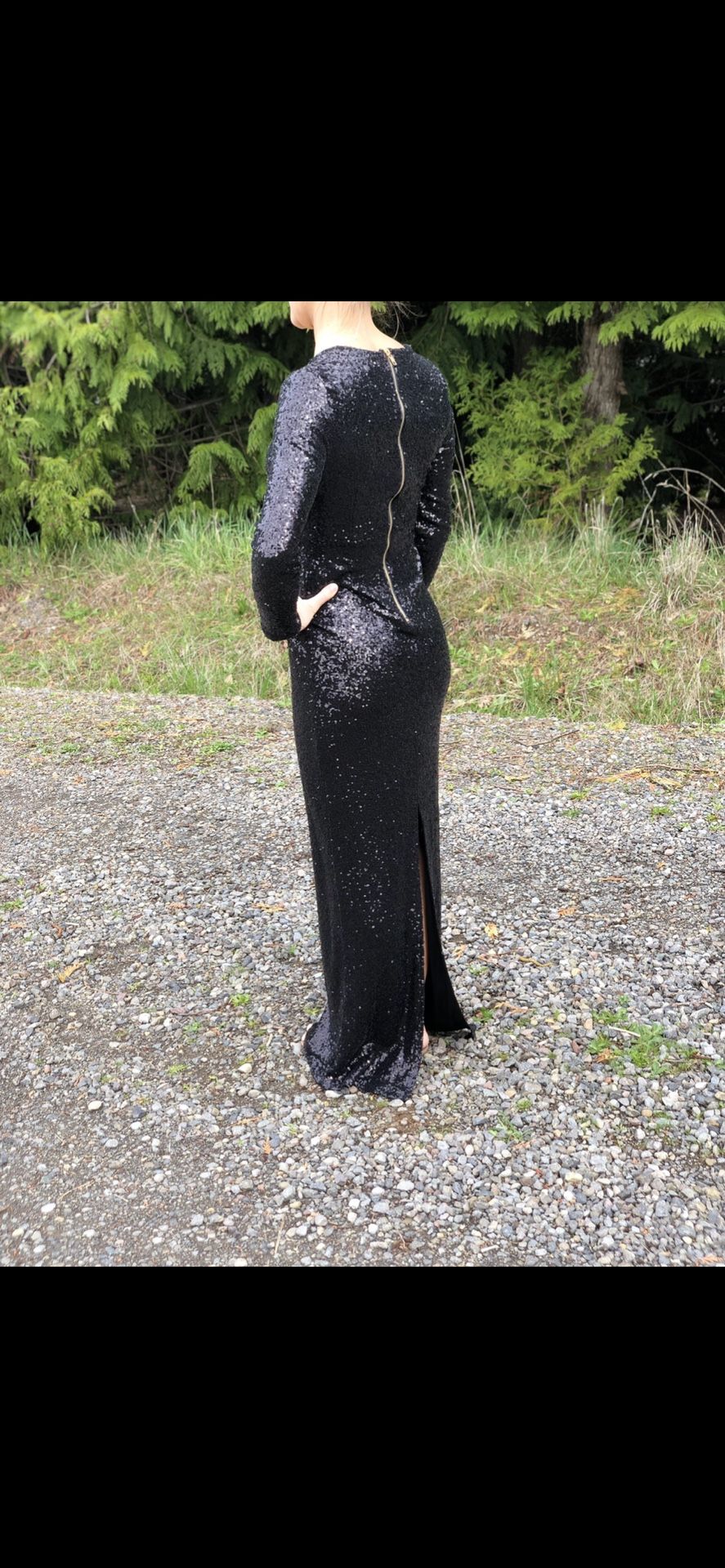 Sequin Dress- Black