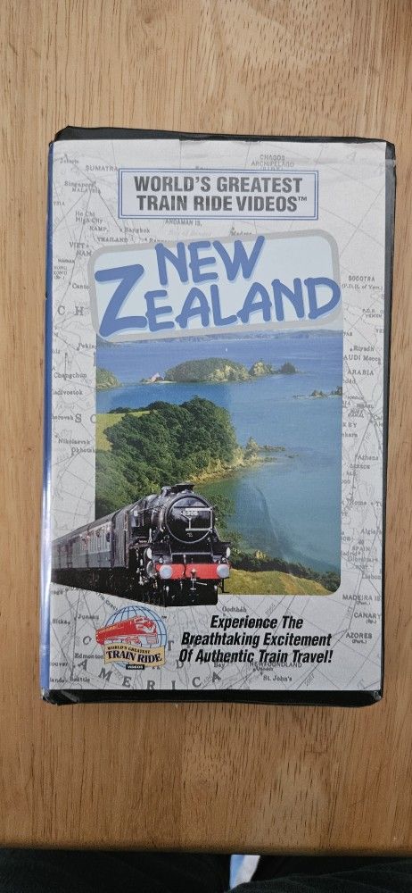 World's Greatest Train Ride 1998 VHS Tape, New Zealand