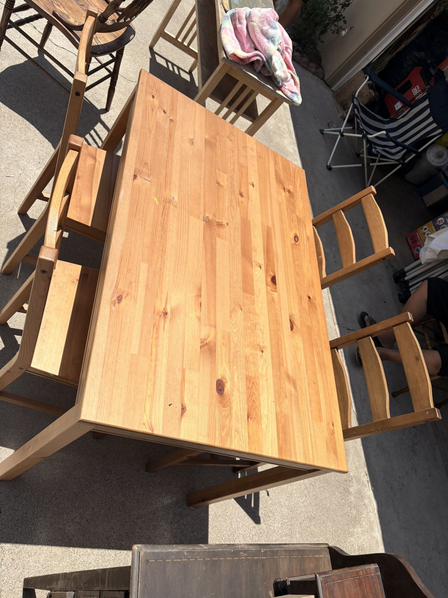 Dining Chairs And Table