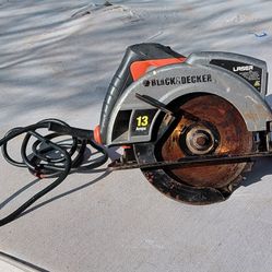 Black & Decker Circular Saw, 13Amps, 7 1/4 " Blade 