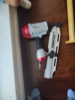 Heavy-duty Central Pneumatic 3-in-1 Framing Air Nailer.