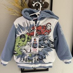 Toddler Boy Sherpa Jacket Size 3T And 4T