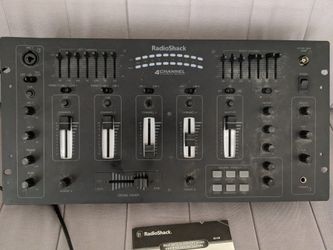 Cd mixer dj mixer cross fader 4 channel mixer mic