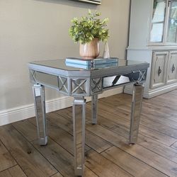 Mirrored Side Table