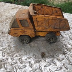 Antique Metal Toy Dump truck 