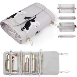 Travel Makeup Bag Set, Portable Toiletry Travel Bag, Waterproof Organizer (Cat)