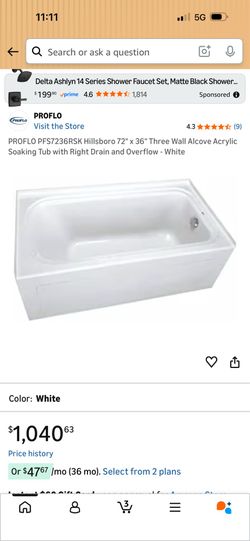 ProFlo Soaking Tub (White)