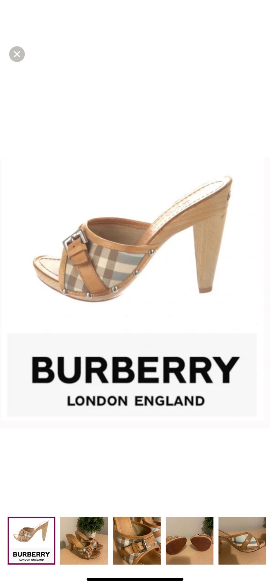 Burberry Heels 38