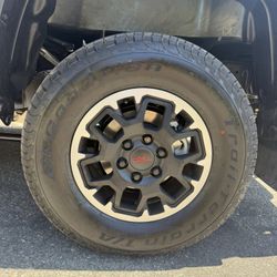 4 BFG Trail Terrian Tires + TRD Wheels