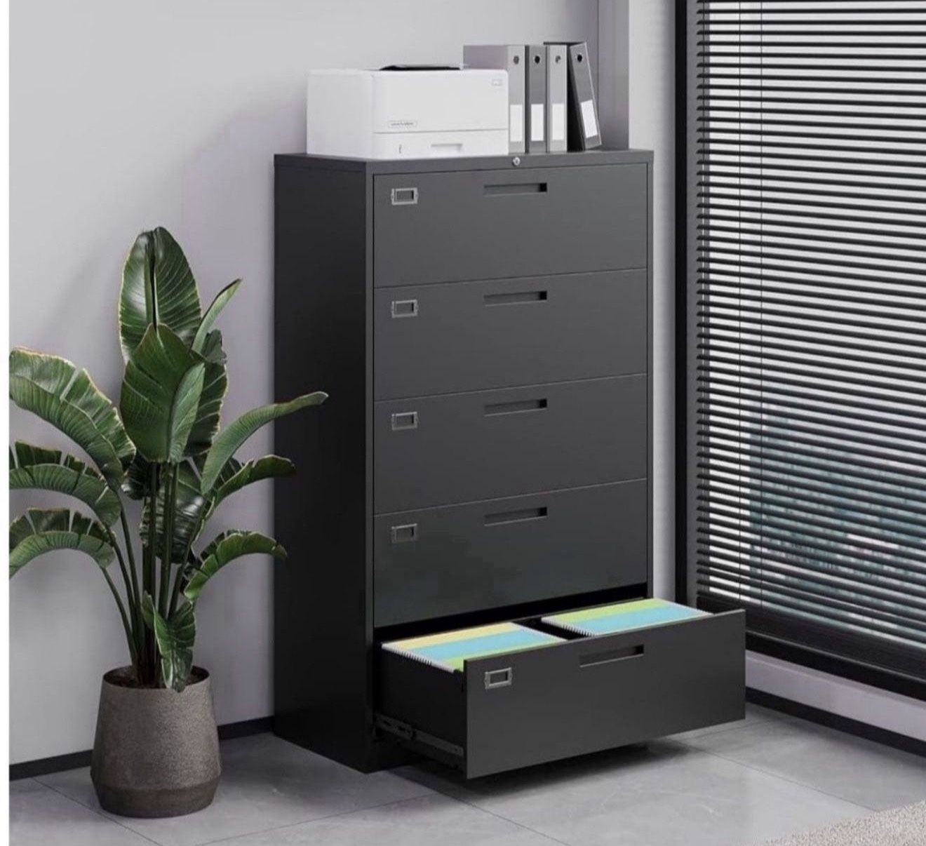 Letaya 5 Drawer File Cabinet