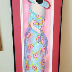 Linda Le Kinff Welcome 239/350 Hand Signed Serigraph with COA & Appraisal 18x46